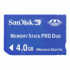SanDisk 4GB Memory Stick Pro Duo Flash Memory Card