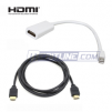 Mini DisplayPort to HDMI Adapter with Audio Support + 6 Feet High Speed HDMI Cable