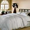 Oversize 500 Thread Count Damask Stripe White Down Comforter (Any Size)