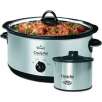 Rival 6.5 Quart Slow Cooker with Bonus Little Dipper Slow Cooker
