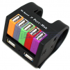 7 Port USB 2.0 Hub with Clip, Multi Color