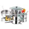 Kitchen Corner 7 piece Stainless Steel Cookware Set
