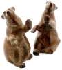 Polar Bear Brass Bookends Set of 2