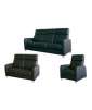 Cleavon 3-piece Leather Sectional Seat Set