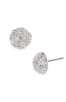 Rachel Stone Dome Stud Earrings for $8, Stephan & Co. Heart Stud Earrings for $6