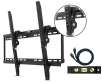 Cheetah Mounts 32-65" Ultra Flush Flat Screen TV Wall Mount With 15-Degree Tilt & Integrated Bubble Level