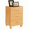 Altra Furniture Real Wood Platz 3-Drawer Storage Unit
