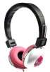 Pastry White and Pink Over the Ear Headphones with Volume Control