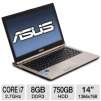 ASUS U46E-BAL6 14" Laptop: Core I7-2620M 2.7GHz, 8GB RAM, 750GB HDD, Windows 7 Premiium, Refurbished
