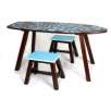 Surfboard Table with 2 Matching Stools