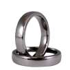 Titanium Half Round Polished Ring