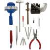 16-Piece Deluxe Watch Repair Tool Kit With Watchband Link Pin Remover, Spring Bar Remover, Hammer & More!