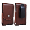AGFindings Premium Brown Leather Vertical Case - Universal