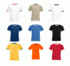 Mens Fruit of The Loom Cotton Ringer Tees: 5-pack - 2XL
