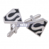 Rhodium Plated Superman Cufflinks
