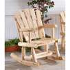 Guide Gear Log Rocker for $63.97, Cedar Log Adirondack Bench Seat for $79.97