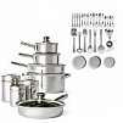 Cooks 52-PC. Stainless Steel Cookware Set