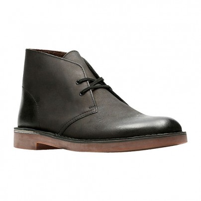 Clarks Mens Bushacre 2 Chukka Boots (Black)