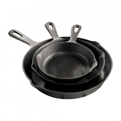 Cooks 3-pc. Cast Iron Fry Pan Set