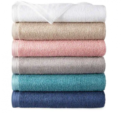Home Expressions Cotton Bath Towels (Solid or Stripe)