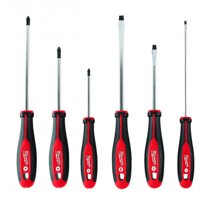 95-Pc Drill & Driver Bit Set (1/4" Hex Shank) $20, 6-Pc Milwaukee Screwdriver Set