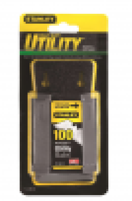 Stanley Tools: 100-Ct Steel Heavy Duty Blade Dispenser w/ Blades or 15" Pry Bar $5 each