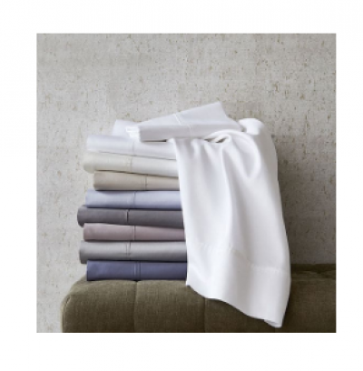 400 Thread Count Loom + Forge Super Soft 100% Cotton Sateen Sheet Set (various)