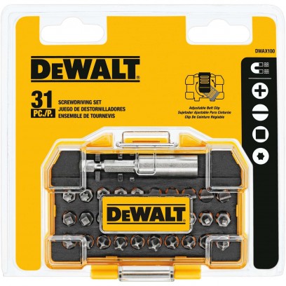 DeWalt 31-Piece Screwdriving Bit Set
