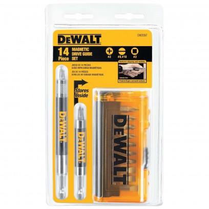 14-Piece DeWALT Assorted Drive Guide Bit Set $11, More