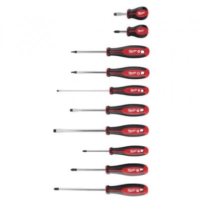 Ace Hardware: Milwaukee Hand Tools/Accessories for $19.99 each:3 to 8 in. L Phillips/Slotted Screwdriver Set 10 pc, More