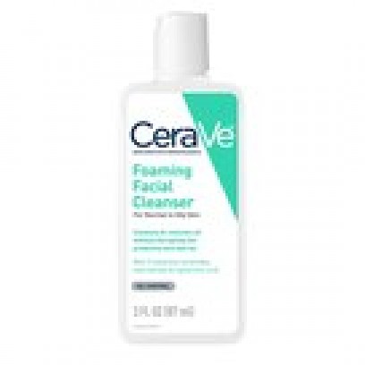 CeraVe Travel Size Foaming Facial Cleanser, Face Wash for Oil Control (3.00 OZ, 0.19 lbs.): 2 for Free