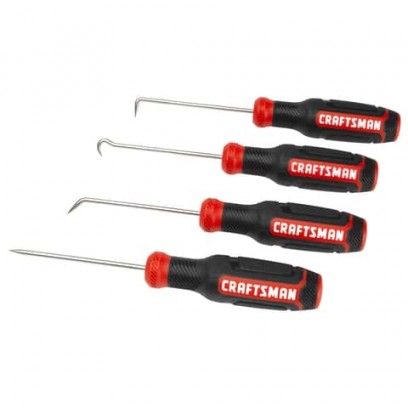 4-Piece Craftsman 1-1/2 in. Steel Hook and Pick Set