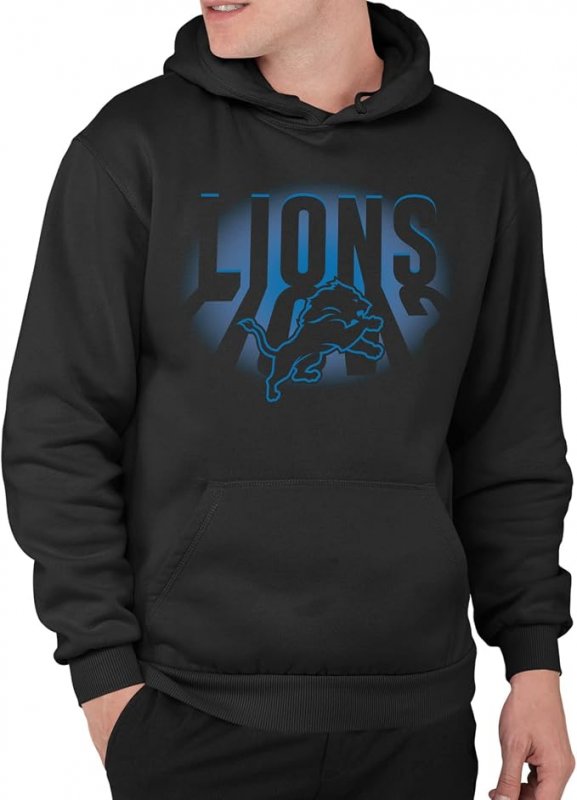 Junk Food Clothing x NFL - Officially Licensed NFL Unisex Adult Pullover Hoodie for Men and Women -  (L) Black