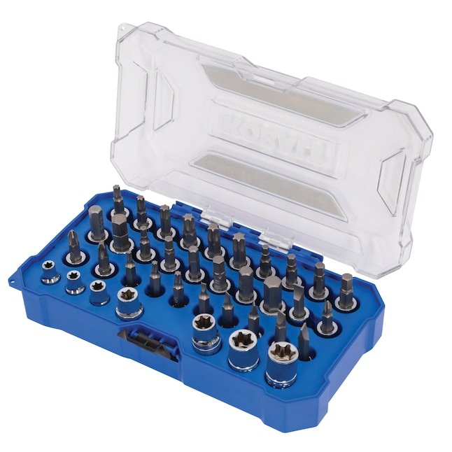 37-Piece Kobalt Set Flathead/Hex/Phillips/Torx Bit Driver Socket Set